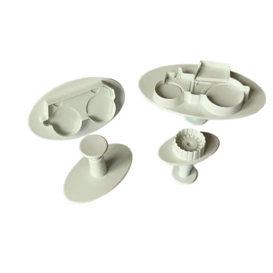 Set 4 decupatoare cu tija si arc, Tractor cu remorca