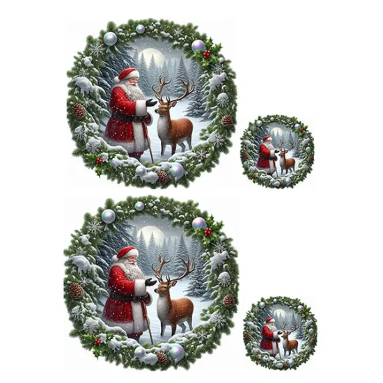 Imagine comestibila, Mos Craciun si cerbul