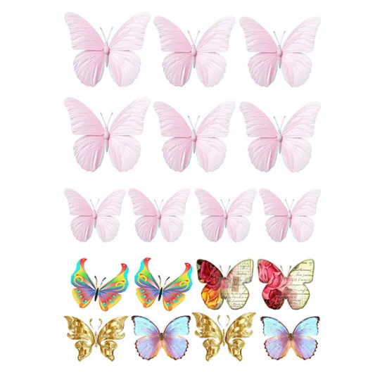 Imagine comestibila, colaj Fluturi