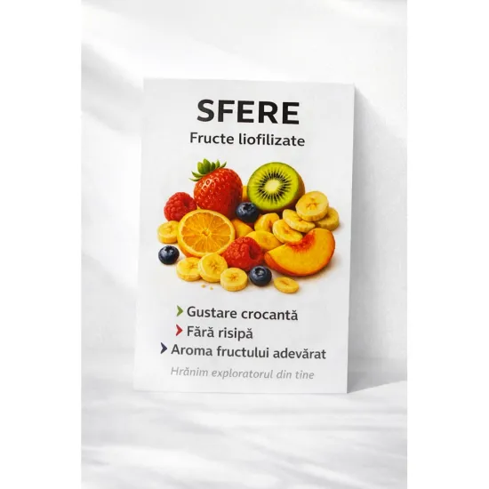 Banane liofilizate 100g – 100% naturale, fara zahar | SFERE