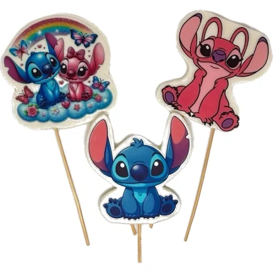 Decoratiuni din zahar – Stitch si Angel