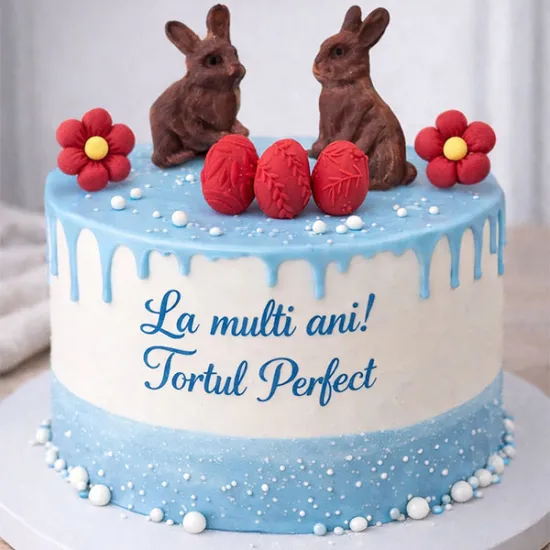 Decoratiuni din zahar – Iepurasi maro de Paste