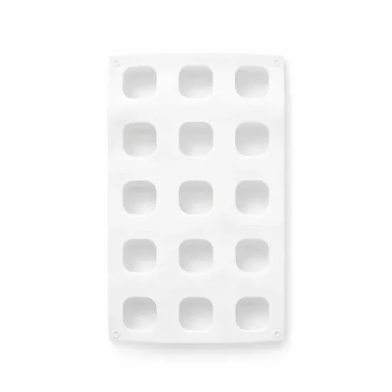 Mulaj silicon alimentar pentru deserturi / prăjituri, para 15 cavităti
