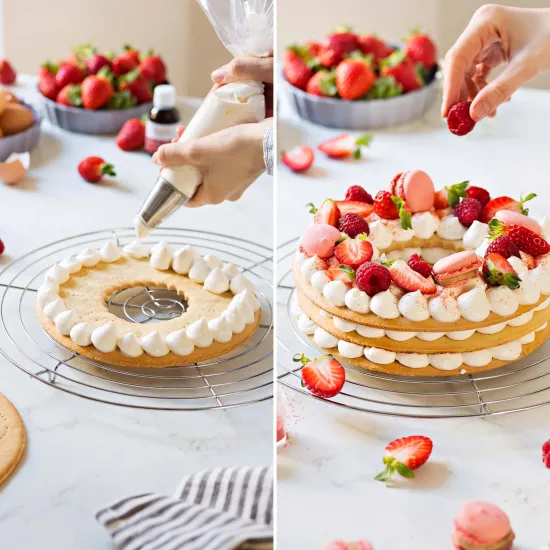 Suport rotund pentru răcirea prăjiturii, 32 cm