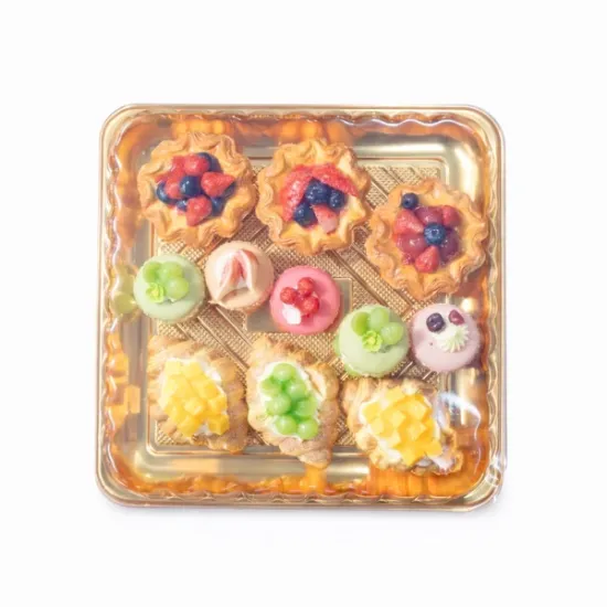 Set 10 tavite cu capac, 22x22x9.5 cm