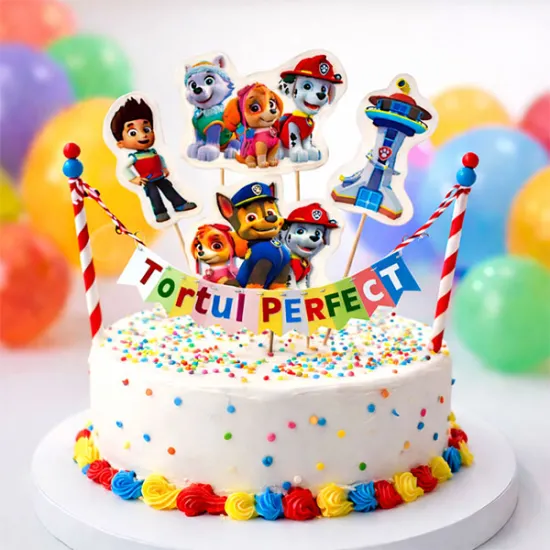 Decoratiuni din zahar – Patrula catelusilor