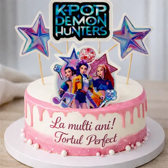 Decoratiuni din zahar – K-Pop Demon Hunters