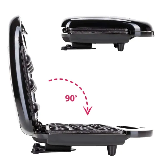 Aparat electric pentru Biscuiti Nuca, 800W, Inox / Plastic, 12 Forme, Antiaderent, Antialunecare