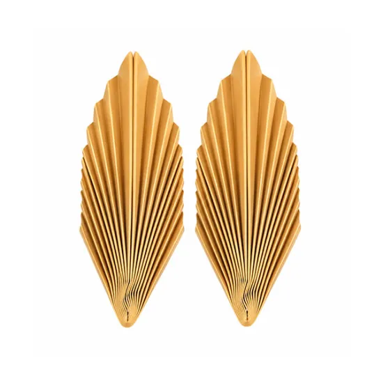Set 2 evantaie elegante aurii – design modern 15 cm