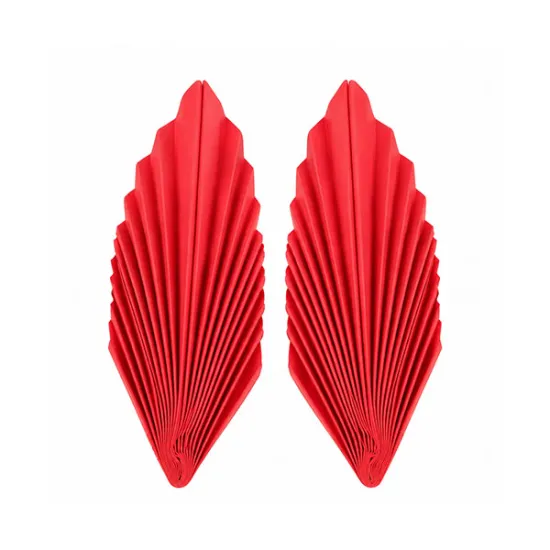 Set 2 evantaie elegante rosii – design modern 15 cm