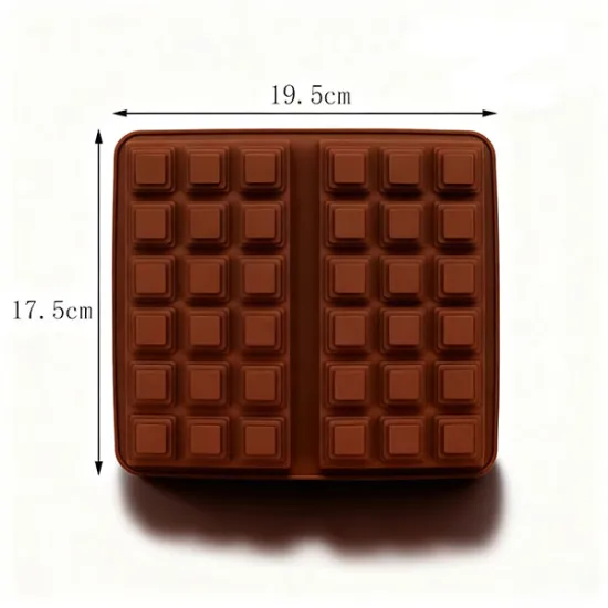 Formă silicon ciocolată tabletă, 19.5 x 17.5 cm