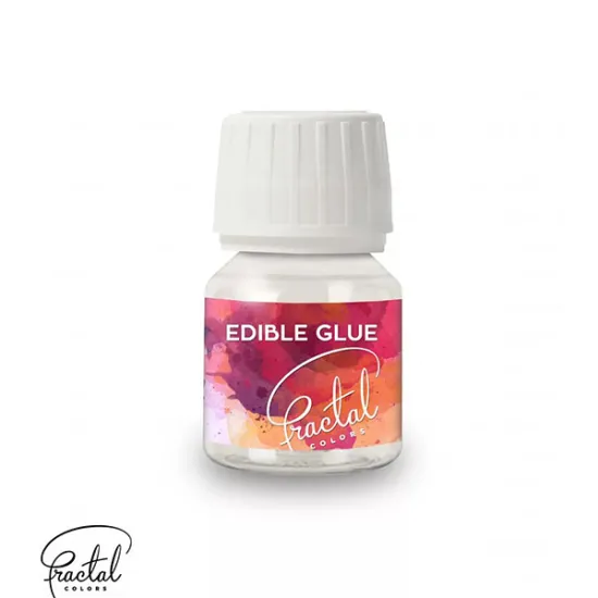Lipici alimentar transparent 50 ml pentru decoruri și figurine, Fractal