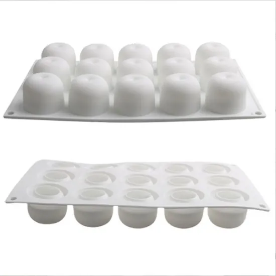 Mulaj silicon mere 3D – 15 cavități pentru mousse, ciocolată și deserturi moderne