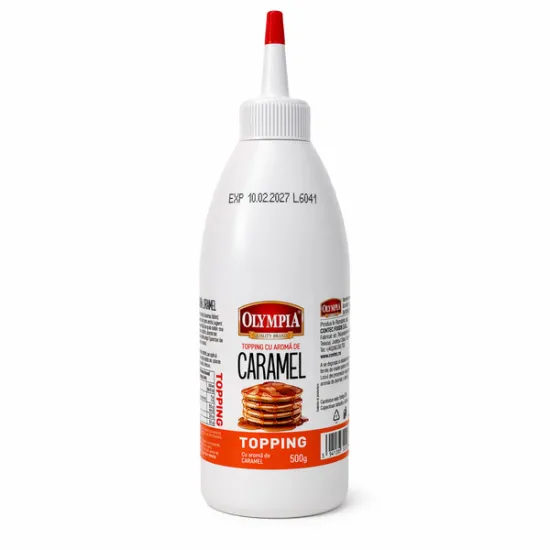 Topping cu aroma de caramel – 500g / 385ml Olympia