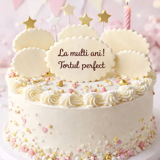 Decoratiuni din zahar – Placute pentru mesaje