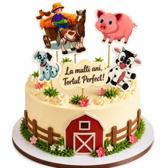 Decoratiuni din zahar – Animale la ferma