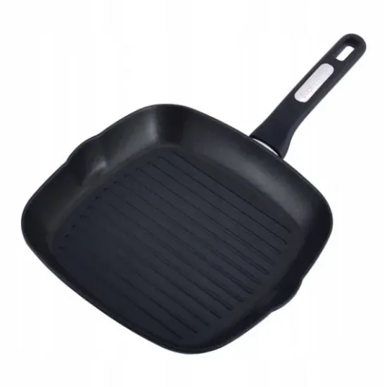 Tigaie grill Kamille 28 × 28 × 4 cm – antiaderentă ILAG, Inductie  28*28cm*4cm