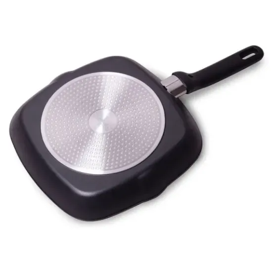 Tigaie grill Kamille 28 × 28 × 4 cm – antiaderentă ILAG, Inductie  28*28cm*4cm