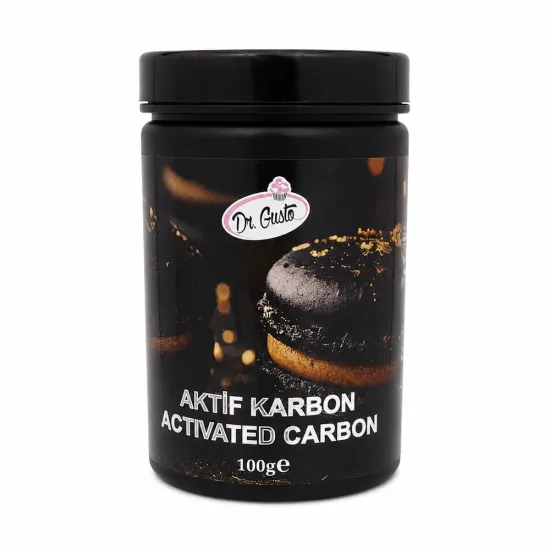 Carbune activ alimentar Dr. Gusto 100 g | Colorant alimentar natural negru