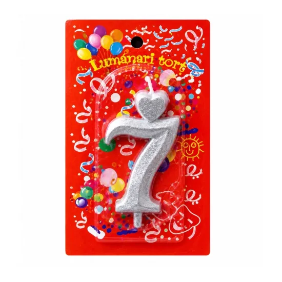 "7" Lumanare tort