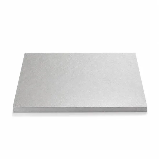 Platforma / Drum argintiu dreptunghiular grosime 1,2 cm