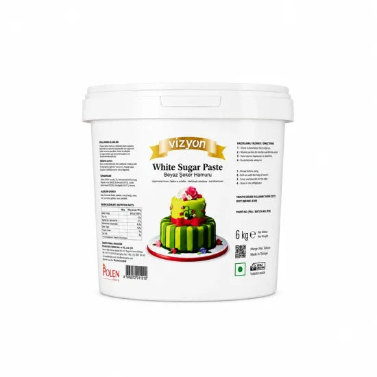 Pasta de zahar Vizyon, alba 6 kg