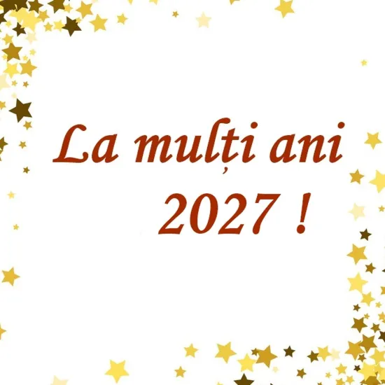Imagine comestibila, La multi ani 2027!