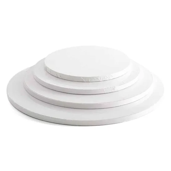 Platforma / Drum alb rotund grosime 1,2cm