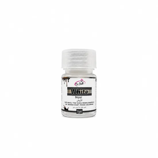 Colorant alimentar alb Dr. Gusto 7g – liposolubil pe bază de ulei pentru ciocolată și creme