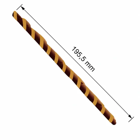 Decor din ciocolată Sticks, 195,5 mm pentru torturi și deserturi | Korinitta