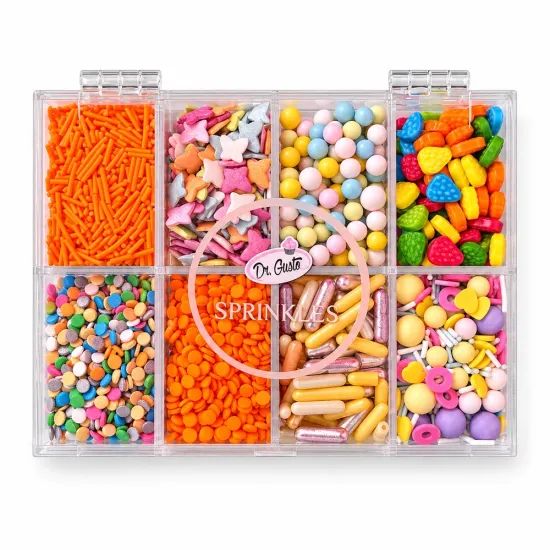 Sprinkles premium – mix decor torturi și deserturi 200g, Dr Gusto