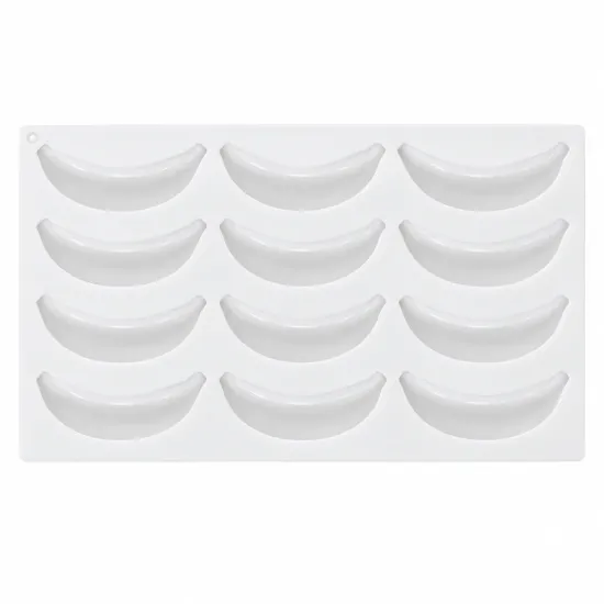 Mulaj din silicon cu 12 forme de banana, 30x17x2 cm