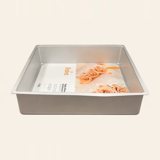 50% reducere Tava pentru copt, 40x40 cm din aluminiu cu defect