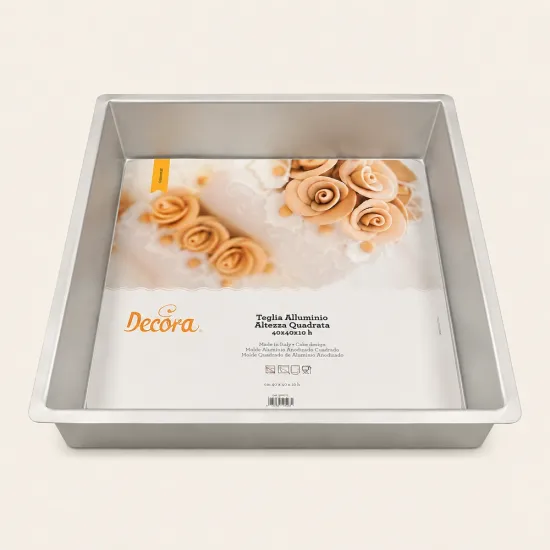 50% reducere Tava pentru copt, 40x40 cm din aluminiu cu defect
