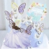 Decoratiuni fluturi din hartie, set 63 de decoratiuni MyBake