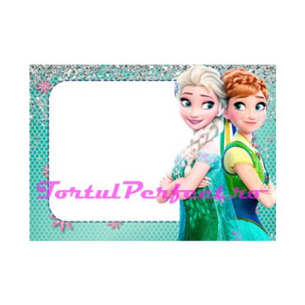 Vafa tort "Elsa si Ana din Frozen" din napolitana - Tortul Perfect