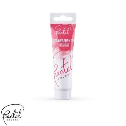 Colorant gel Fractal rosu capsuna, 30 gr