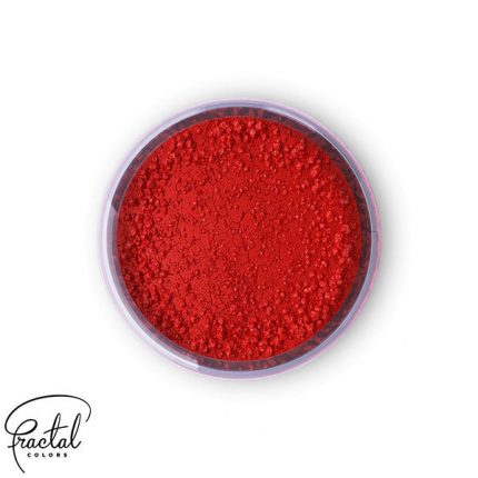 Colorant pudra rosu aprins Burning Red, Fractal 10 ml