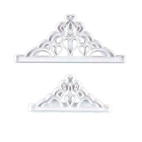 set 2 decupatoare in forma de “tiara”/coronita