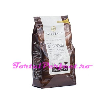 Callebaut – Ciocolata neagra – 70.5% cacao, 2,5 lg
