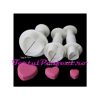 Set 3 decupatoare “Inimi”, pentru fondant / martipan
