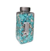 bomboane pentru decor confetti bleu 250g, dr gusto 7