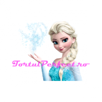 Vafa tort "Elsa si Ana din Frozen" din napolitana - Tortul Perfect