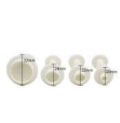 set 4 decupatoare “bulina”