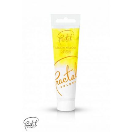 Colorant gel galben lamaie Lemon Yellow, Fractal 30g