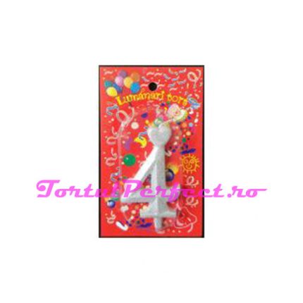 “4” Lumanare tort