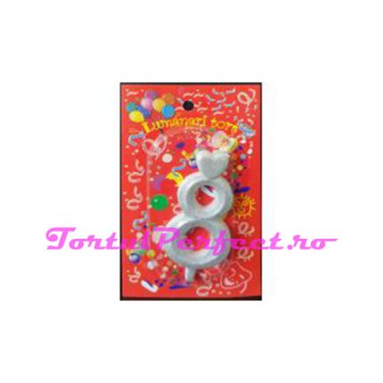 “8” Lumanare tort