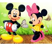 imagine comestibila “mickey si minnie”