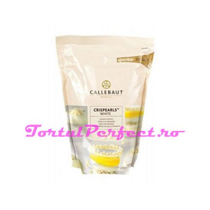 Crispearls Callebaut – perle din ciocolata alba 800g