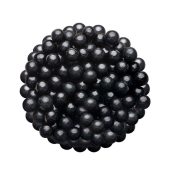 perle din zahar negre 8mm, 90g dr gusto